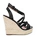 Crne sandale na punu petu NAP-213G
