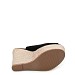 Crne sandale na punu petu NAP-217G