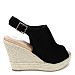 Crne sandale na punu petu R5M5268-8T