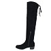 Crne visoke čizme SQ2022S