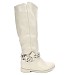 Beige čizme na skrivenu petu U8X28120-1T