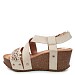 Beige sandale na punu petu F147S