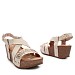 Beige sandale na punu petu F147S