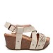 Beige sandale na punu petu F147S