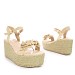 Beige sandale s platformom DD-903T