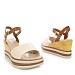 Beige sandale na punu petu MS7037G