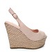 Beige sandale na punu petu NAP-217G