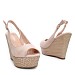 Beige sandale na punu petu NAP-217G
