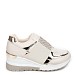 Beige tenisice na petu 9296S