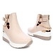 Beige tenisice na petu QH1457G