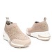 Beige tenisice na petu QH1463G