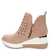 Beige tenisice na petu QH1469G