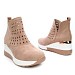 Beige tenisice na petu QH1469G