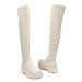 Beige visoke čizme 8802S