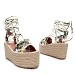 Bijele sandale s platformom HJ7083G