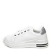 Bijelo-srebrne niske tenisice MY-2722G