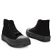 Crne visoke tenisice 85-733T