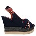 Navy sandale na punu petu 1000-Q37G