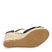 Navy sandale na punu petu 1000-Q58G