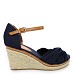 Navy sandale na punu petu 1000-Q58G