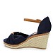 Navy sandale na punu petu 1000-Q58G