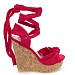 Crvene sandale na punu petu R4Z6112-7T