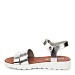 Srebrne sandale 015T