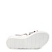 Srebrne sandale s petom CK182G