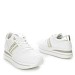 Srebrne tenisice s platformom D0031T