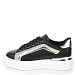 Crne niske tenisice 85-835T