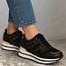 Crne tenisice s platformom 9396G