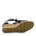 Crne sandale s petom S060288S