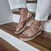 Zlatne sandale s petom 7061-PLG